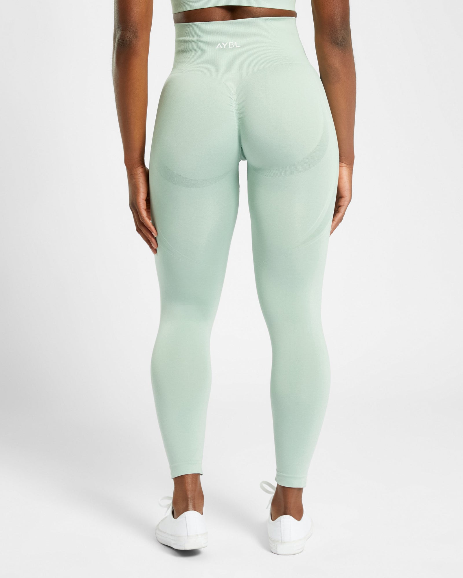 Empower Seamless Leggings - Spring Green Marl - aybldev
