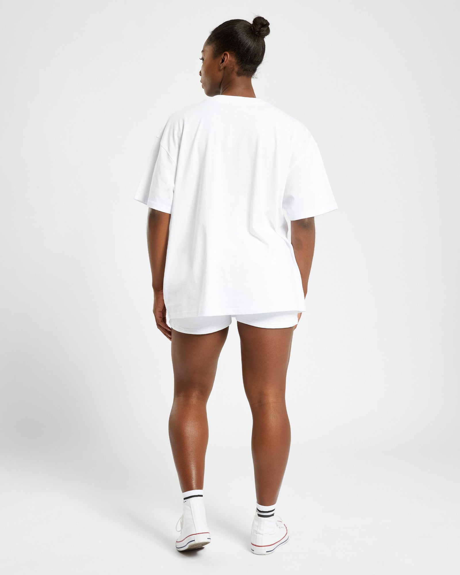 Athletics Varsity Oversized T Shirt - White - aybldev