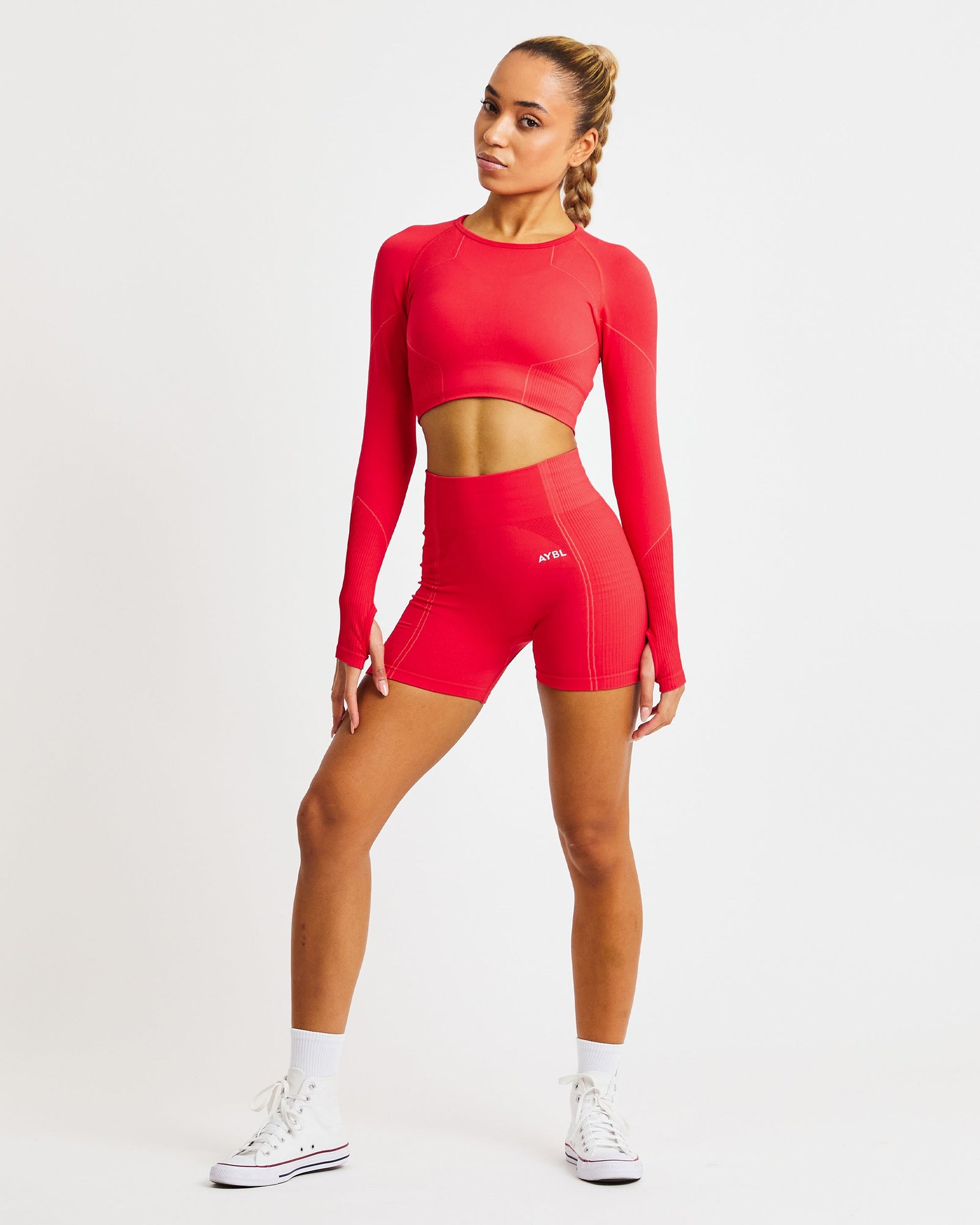 Reflex Seamless Shorts - Red - aybldev