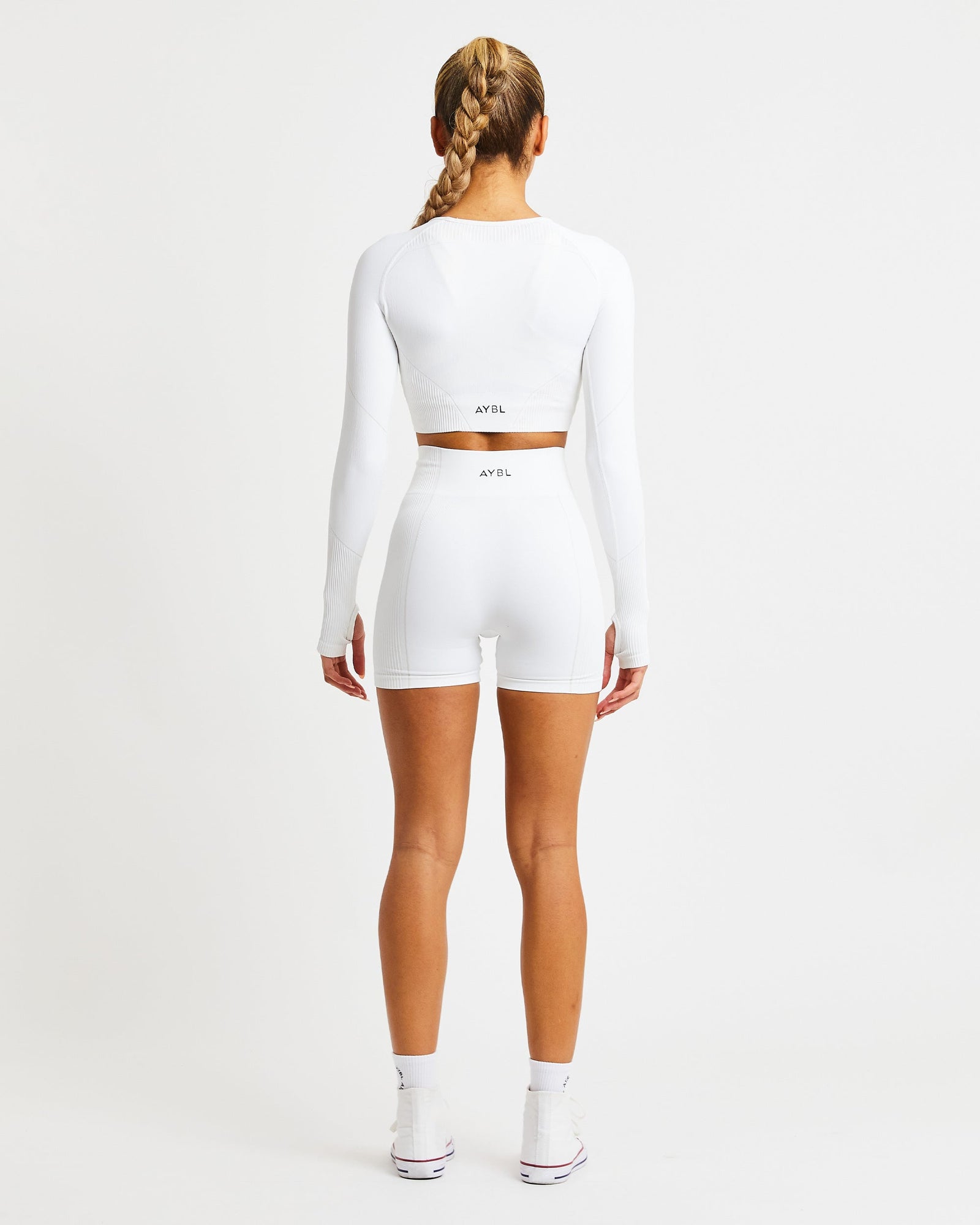 Reflex Seamless Shorts - White - aybldev