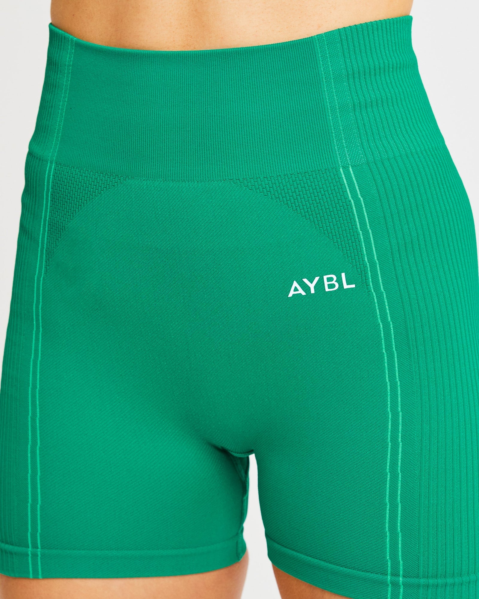 Reflex Seamless Shorts - Emerald Green - aybldev