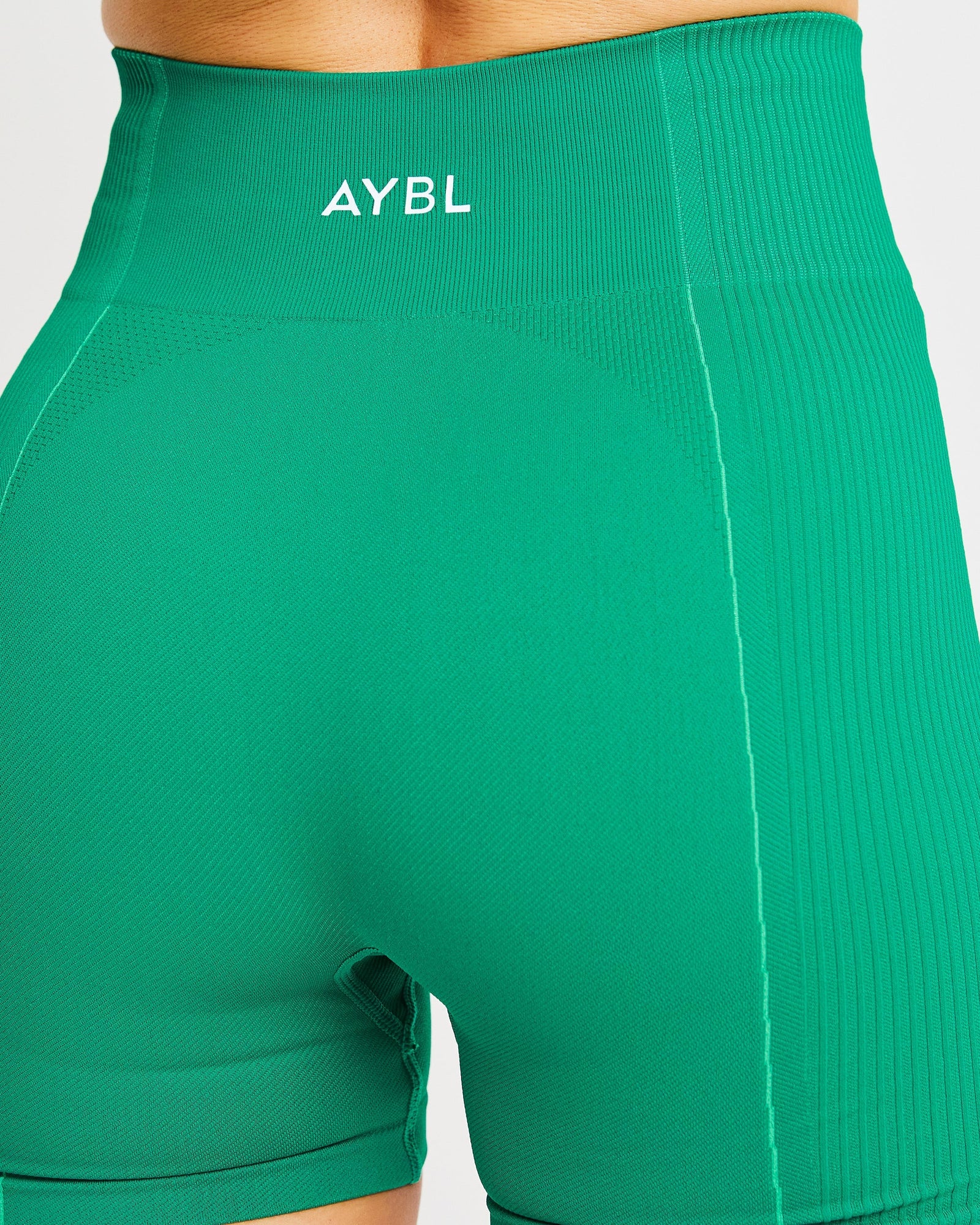 Reflex Seamless Shorts - Emerald Green - aybldev
