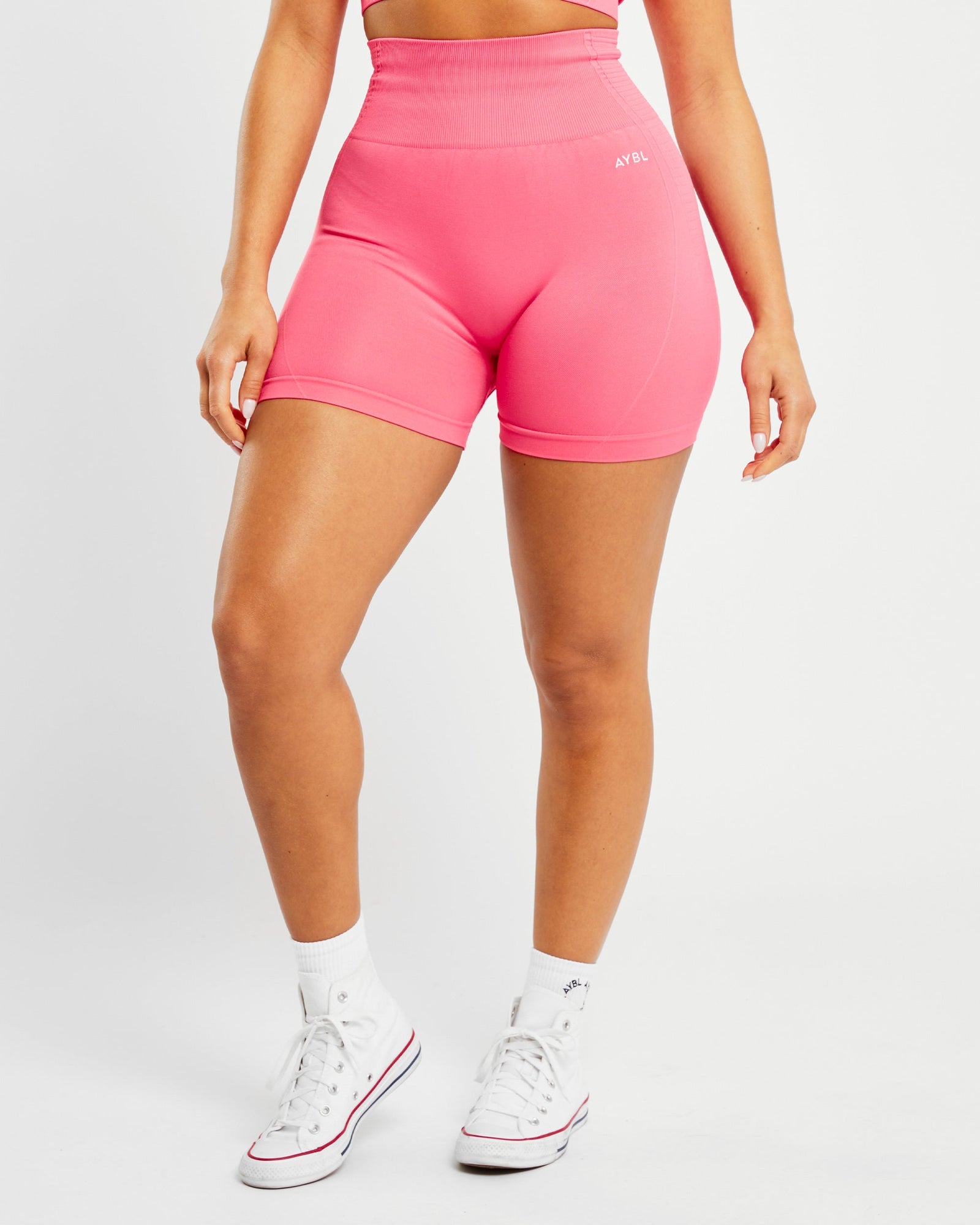Balance V2 Seamless Shorts - Coral Pink - aybldev
