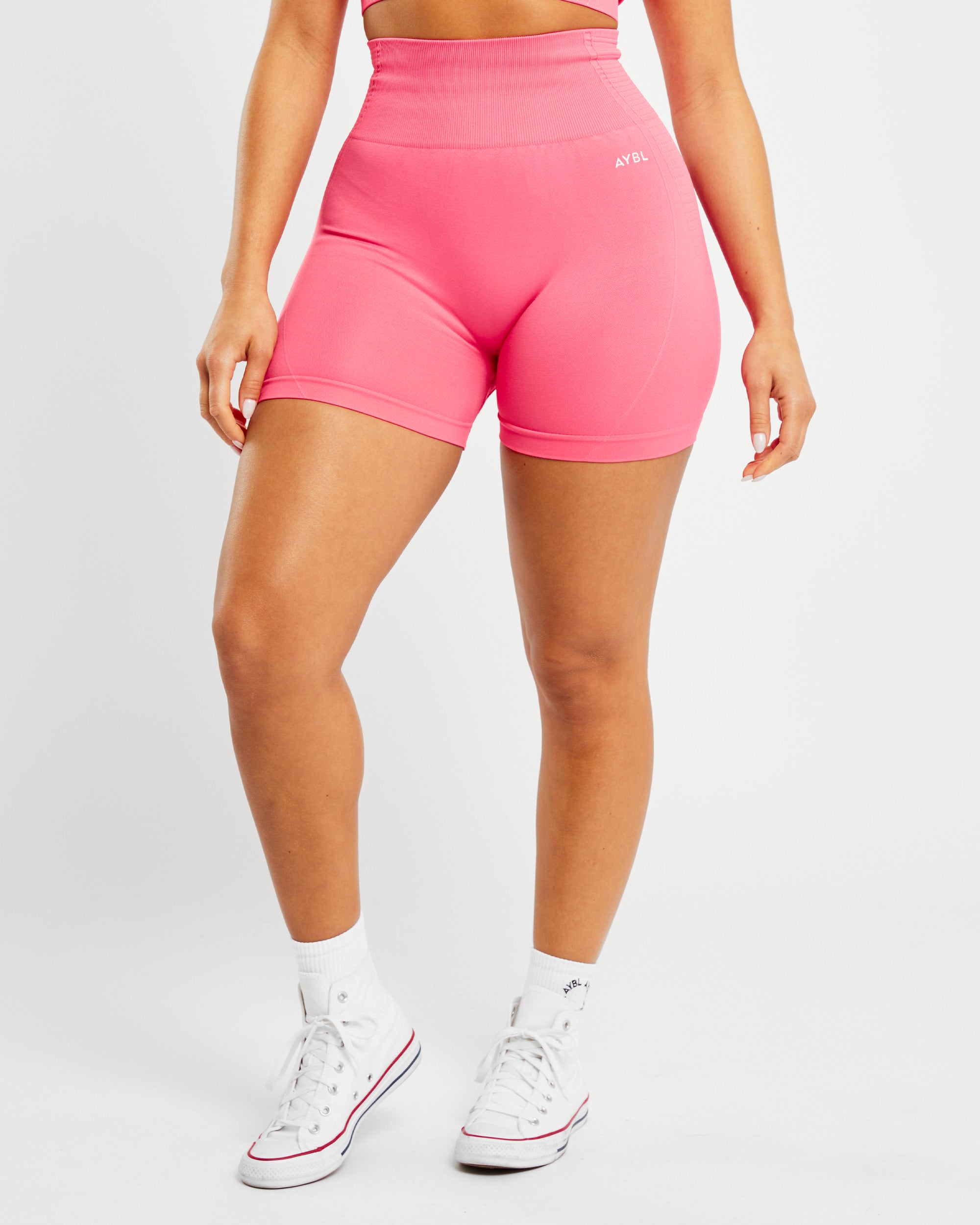 Balance V2 Seamless Shorts - Coral Pink - aybldev