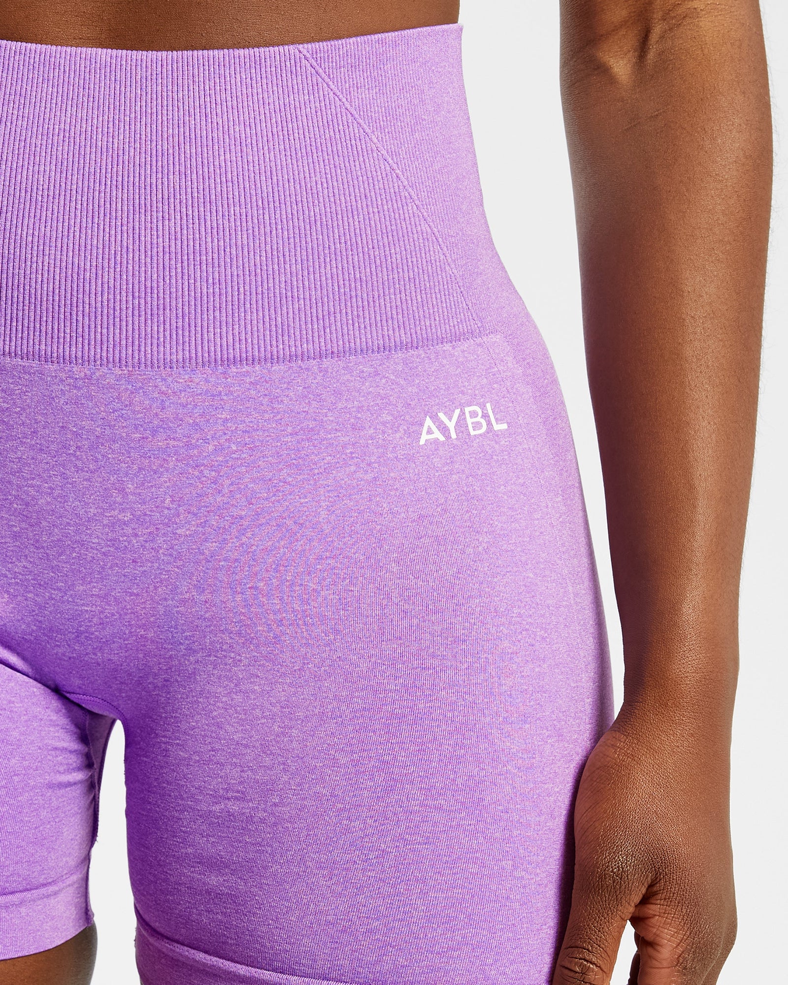 Empower Seamless Shorts - Purple Marl - aybldev