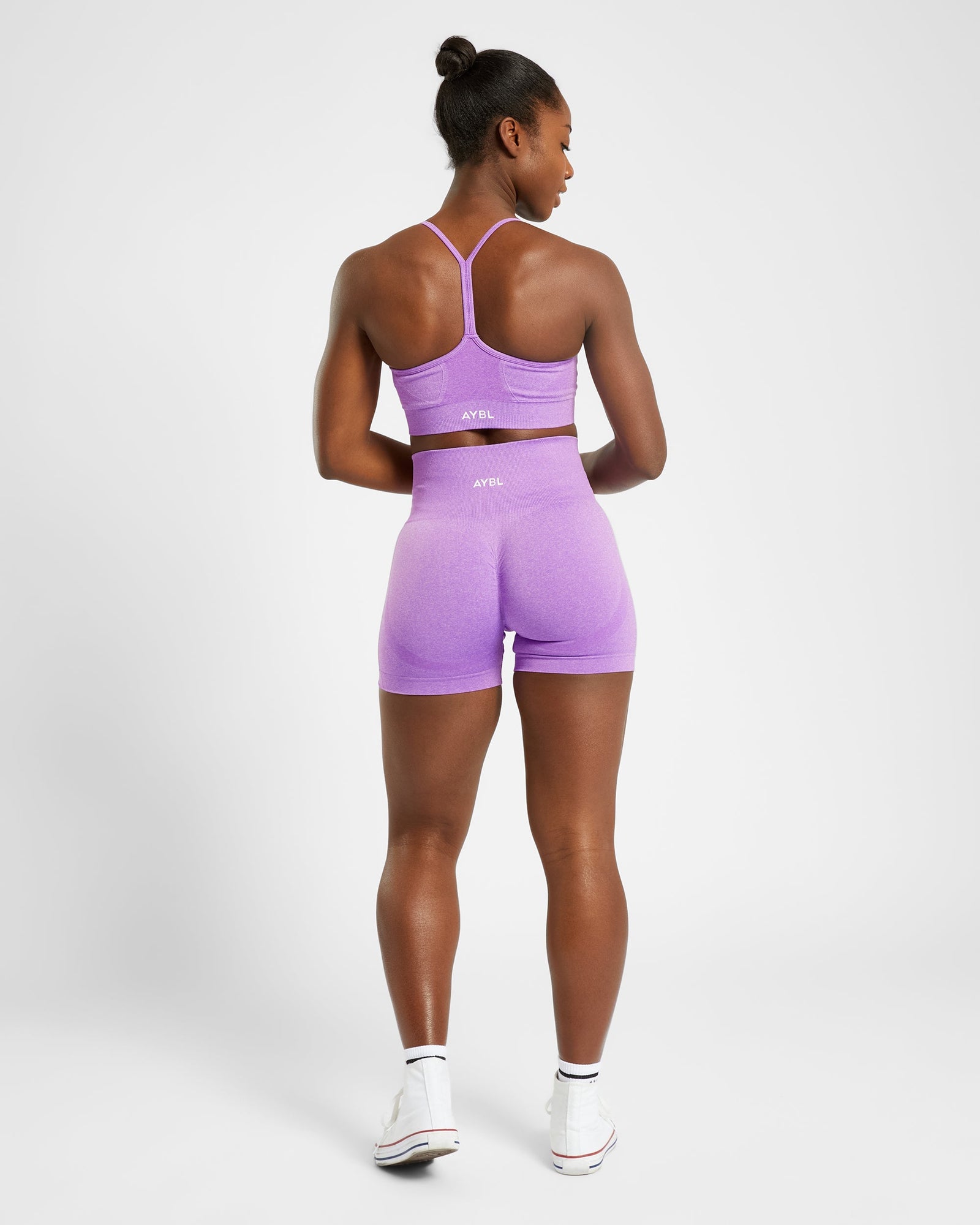 Empower Seamless Sports Bra - Purple Marl - aybldev
