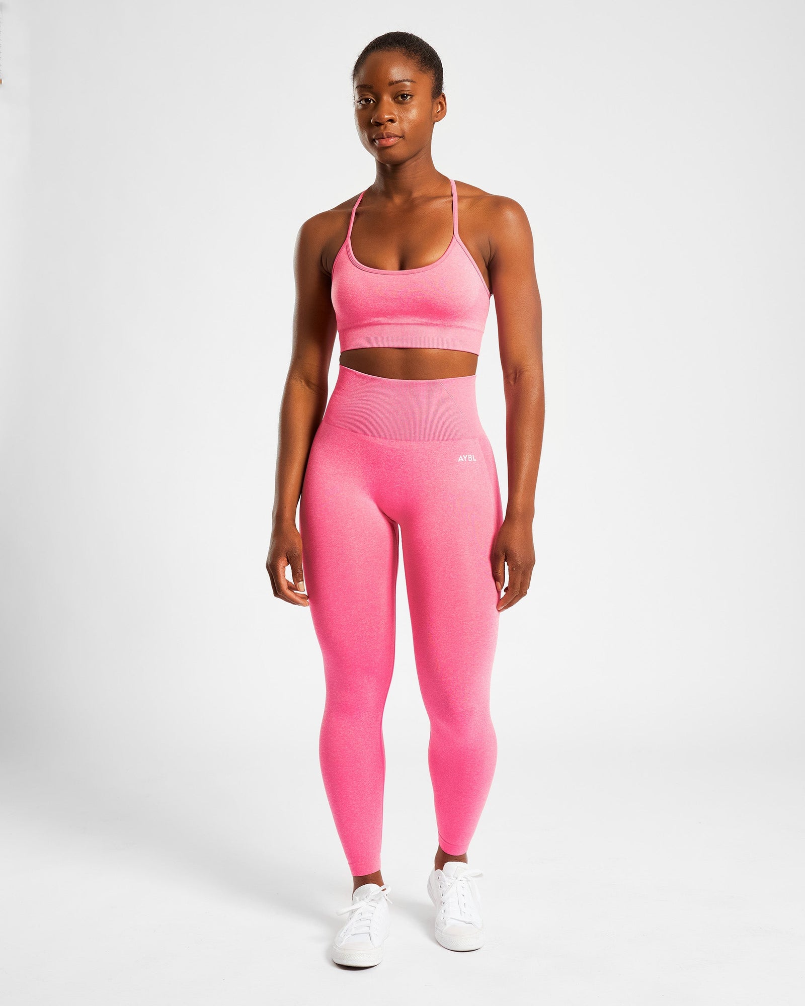 Empower Seamless Leggings - Pink Marl - aybldev