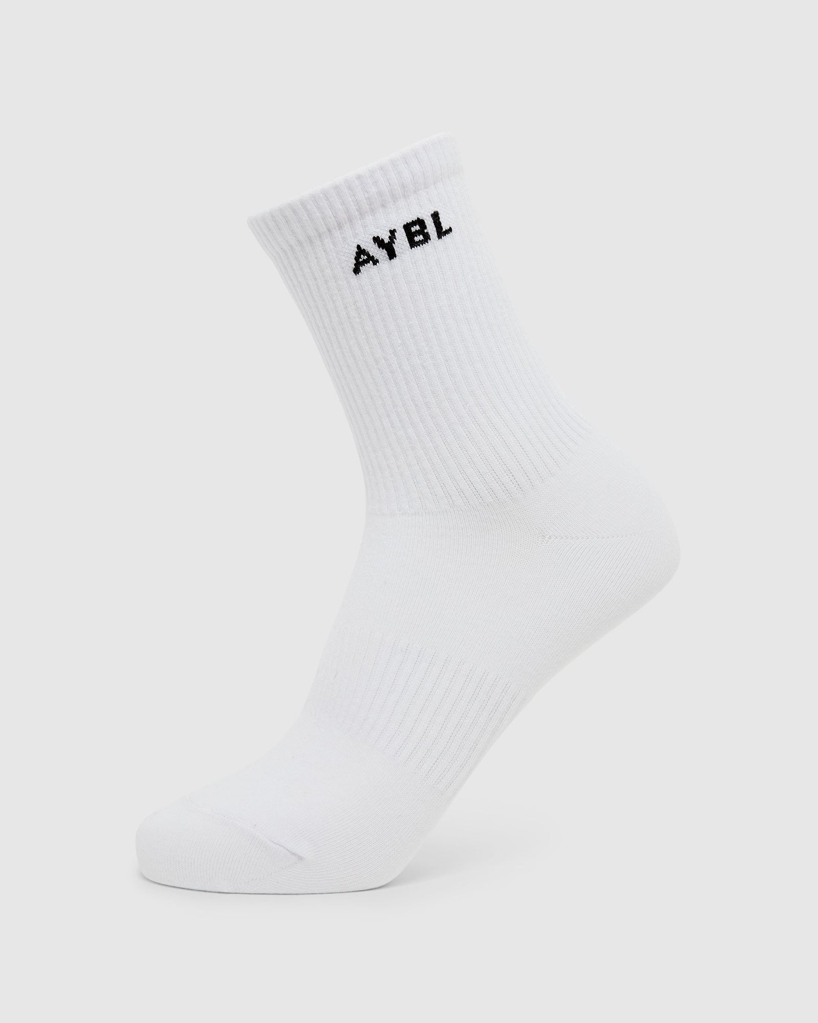 Everyday Crew Socks (3 Pack) - Black/White/Grey - aybldev