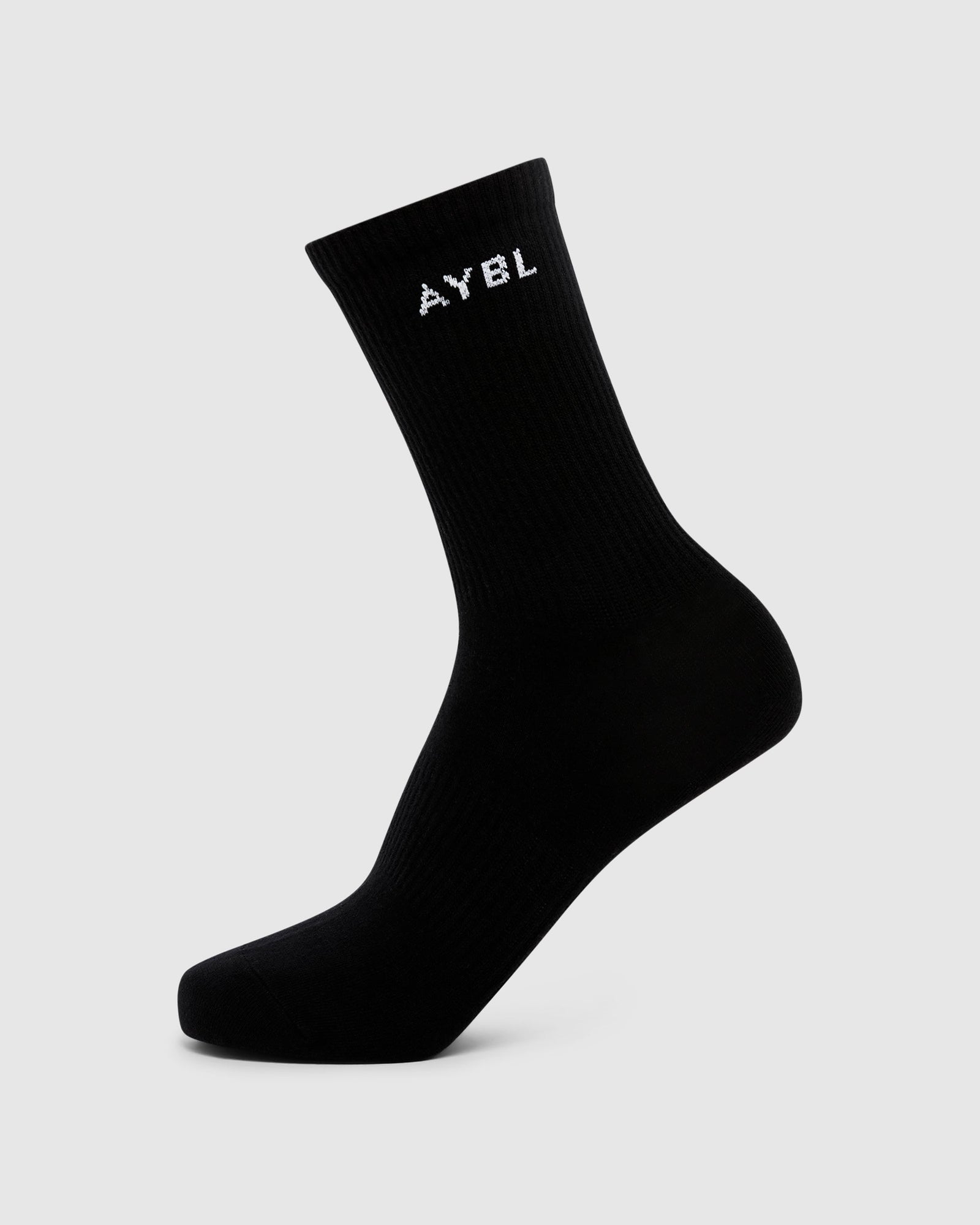 Everyday Crew Socks (3 Pack) - Black/White/Grey - aybldev