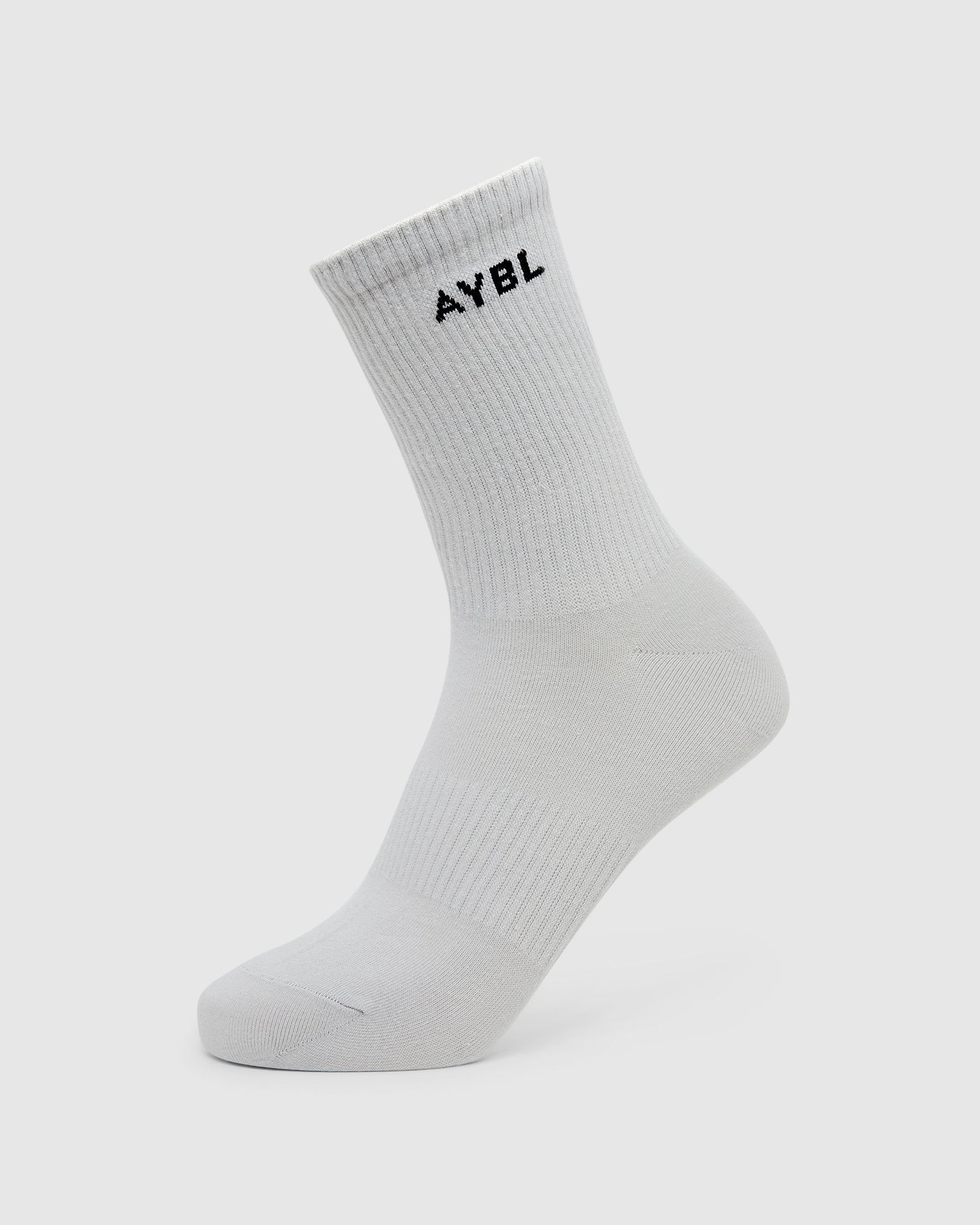 Everyday Crew Socks (3 Pack) - Black/White/Grey - aybldev