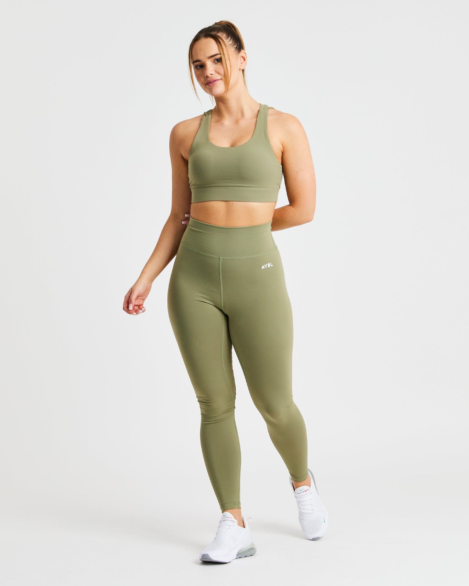 Core-Leggings – Oliv